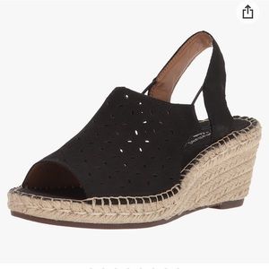 Clarks Espadrille Wedge Sandals